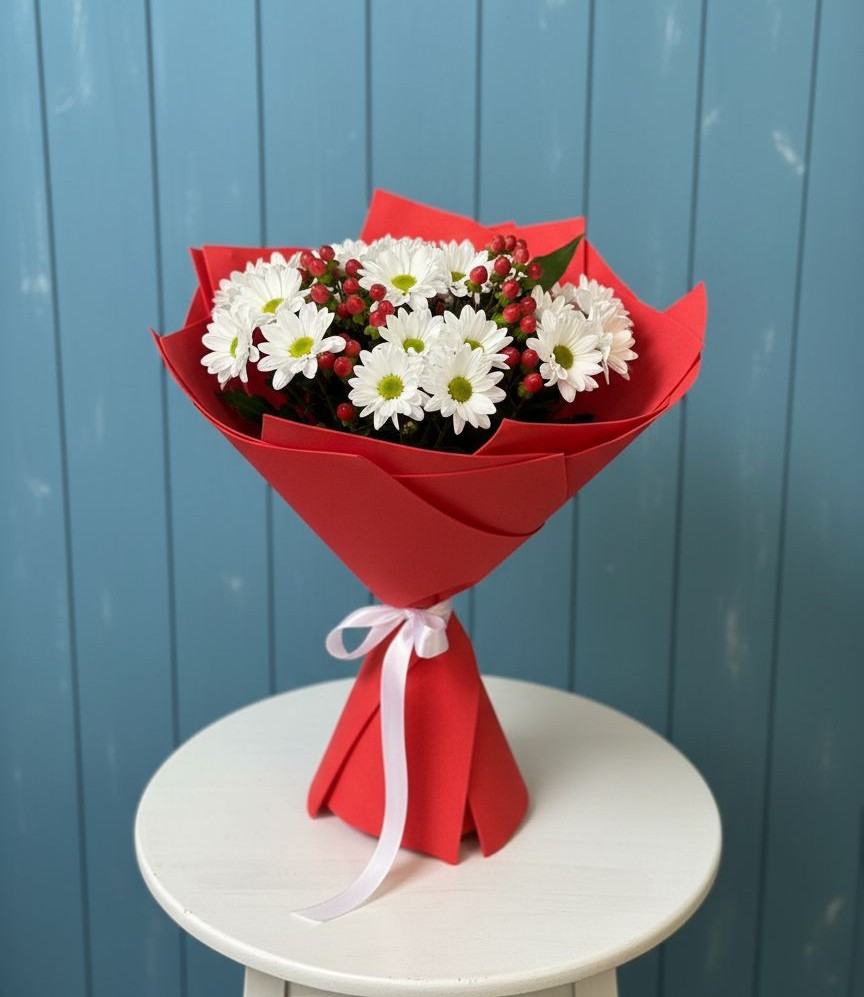 Букет цветов из: Хризантемы в Бабаево