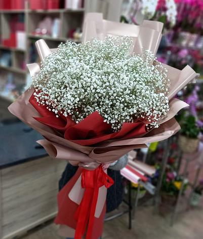 Букет цветов из: Гипсофила в Бабаево