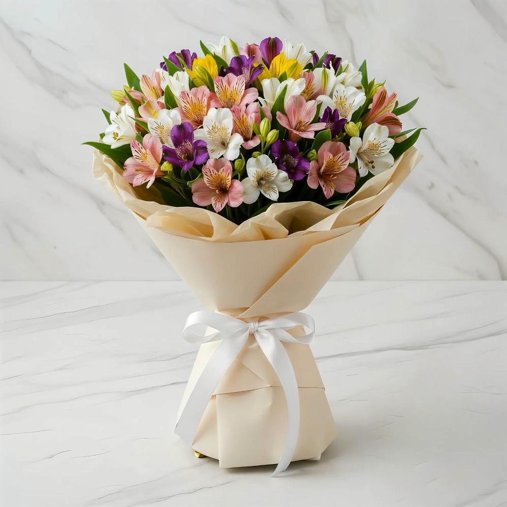 Букет цветов из: Альстромерии в Бабаево