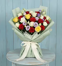 Букет цветов из:  Розы в Бабаево