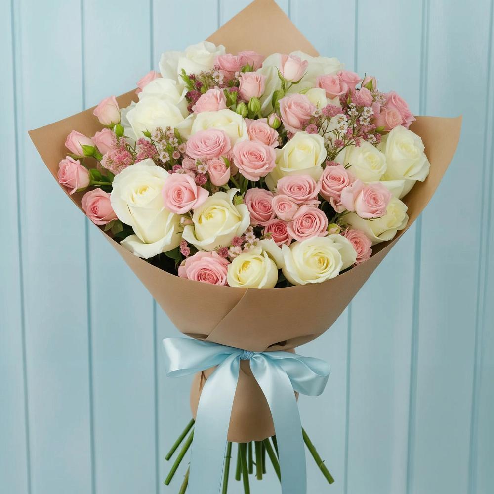 Букет цветов из: Розы в Бабаево