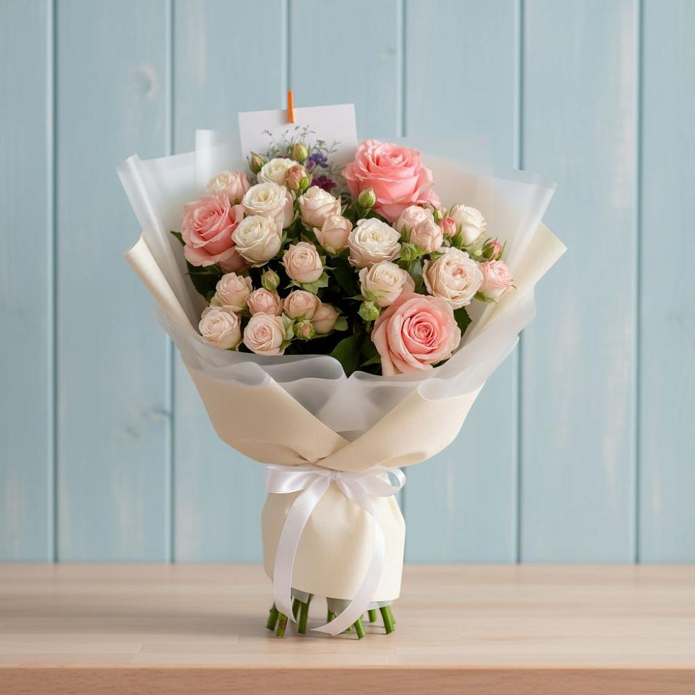 Букет цветов из: Розы в Бабаево