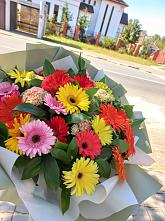 Букет цветов из:  Герберы #REPLACE_PRED# Бабаево