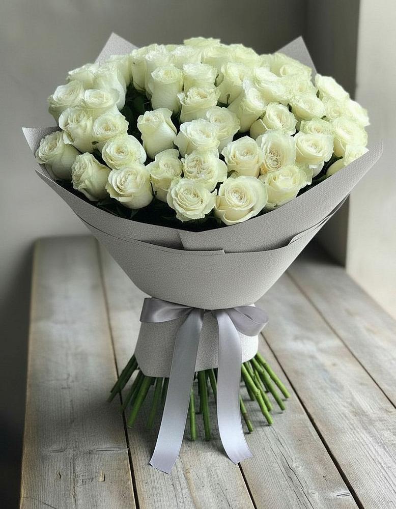 Букет 35 Белых роз в Бабаево