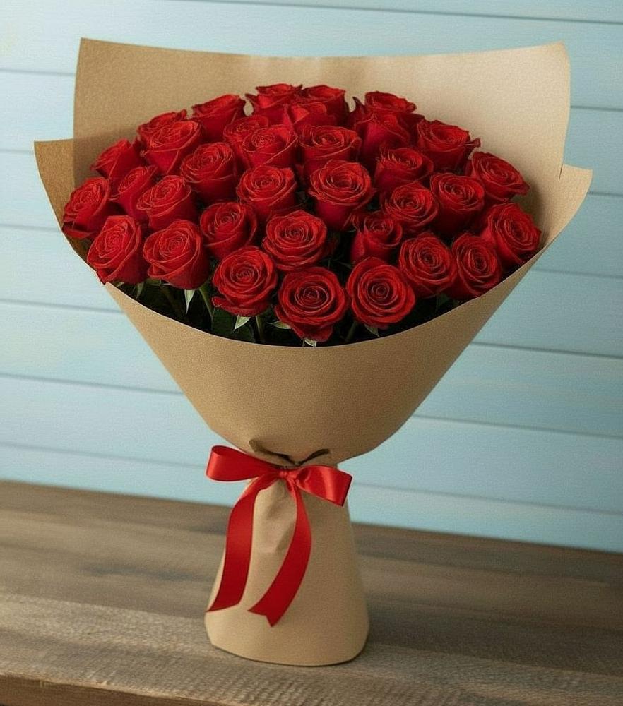 Букет Красные розы Милано в Бабаево