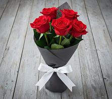 Букет 5 Красных роз Эдлесс Лав #REPLACE_PRED# Бабаево
