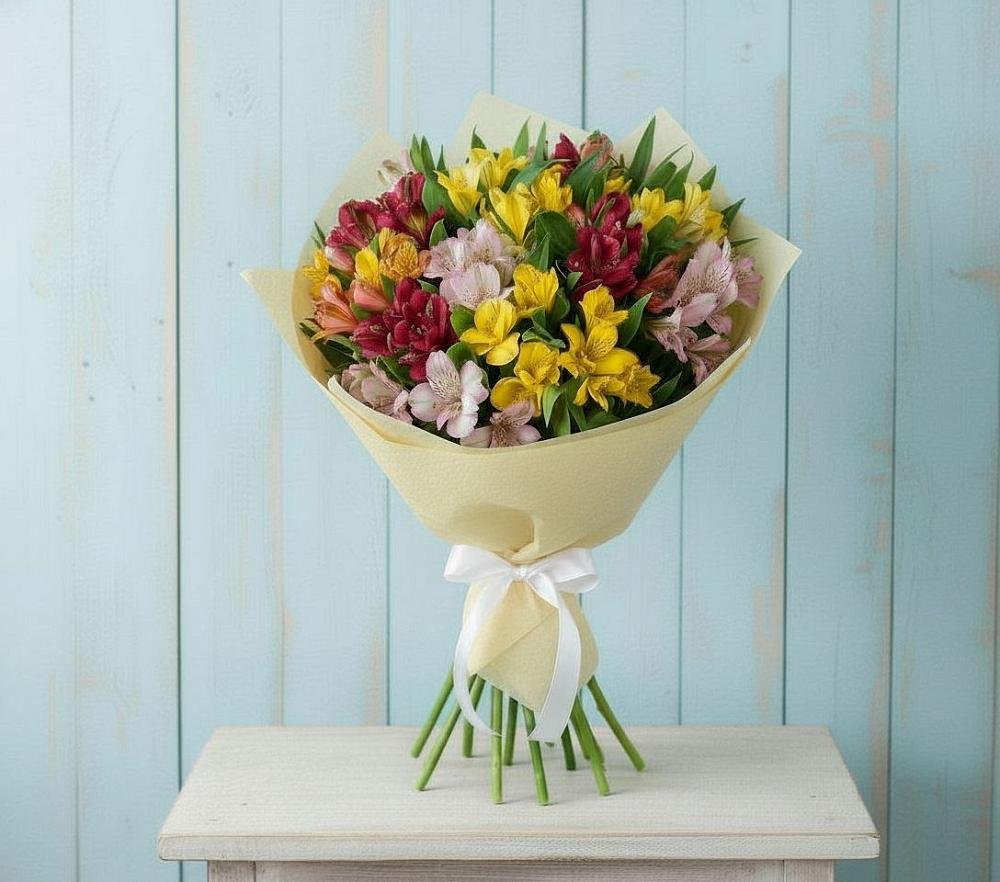 Букет цветов из: Альстромерии в Бабаево