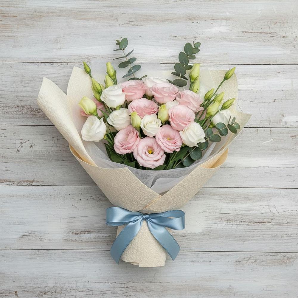 Букет цветов из: Лизиантусы в Бабаево